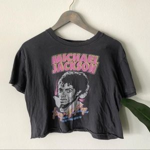 Michael Jackson cropped top